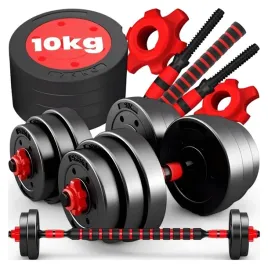 hantle-bitumiczne-regulowane-2x-5-kg-zestaw-do-cwiczen-10-kg-dealon