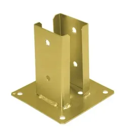 podstawa-slupa-przykrecana-do-betonu-71x150x2mm-zlota-cynk-galwaniczny