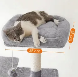 drapak-wysoki-legowisko-slupek-do-drapania-wieza-feandrea-101-160-cm