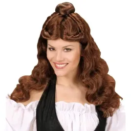 peruka-damska-lady-brazowa-fale-upiecie-kok