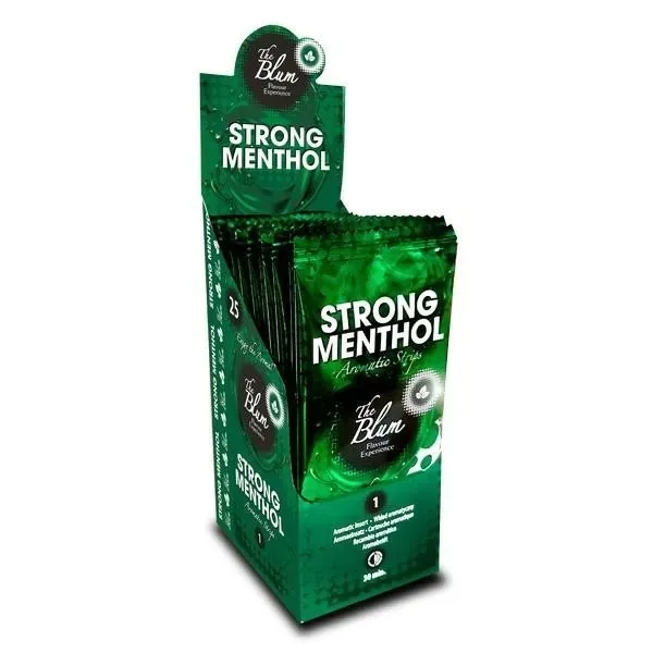 Karta aromatyzująca Wkład Blum Strong menthol BOX 25szt