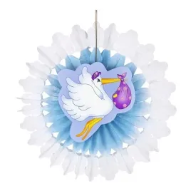 rozeta-dekoracja-papierowa-bocian-narodziny-boy-baby-shower-party