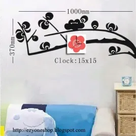 diy-zegar-z-naklejka-na-sciane-clock-scienny-z-naklejkami-kwiat-37-x-100-cm