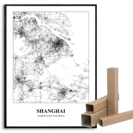 plakat-a3-podroznika-miasta-swiata-shanghai-wzory