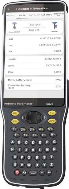 spatix-q700-odbiornik-gnss-rtk-z-ar-imu-kontroler-tyczka-na-budowe-stan-opakowania-oryginalne