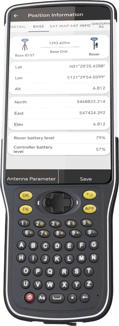 spatix-q700-odbiornik-gnss-rtk-z-ar-imu-kontroler-tyczka-na-budowe