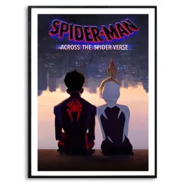 plakat-obraz-297x42cm-animowany-spider-man-wzory