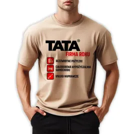 pizama-meska-bezowy-i-czarny-tata-firma-roku-dla-taty-rozmiar-l-top-wzory