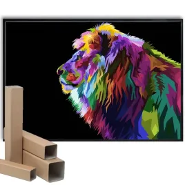 plakat-a3-297x42cm-lew-lion-pop-art-rozne-wzory