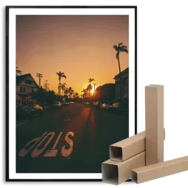 plakat-obraz-duzy-xxl-50x70-cm-dekoracyjny-misto-zachod-slonca-wiele-wzorow