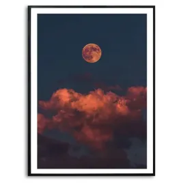 obraz-dekoracyjny-42x297cm-pelnia-ksiezyca-wzory