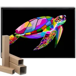 plakat-a3-297x42cm-zolw-pop-art-top-rozne-wzory