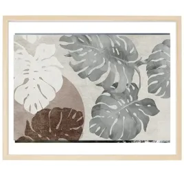 plakat-poziomy-obraz-30x40cm-liscie-beton-wzory