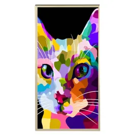 plakat-xl-60x120cm-pop-art-kot-geometryczne-wzory