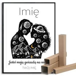 plakat-a3-xxl-jestes-moja-gwiazda-imie-twoje-wasze-zdjecie-walentynki-wzory