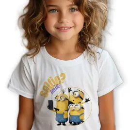 koszulka-dziecieca-biala-selfie-minions-twoje-imie-rozmiar-122-128-cm