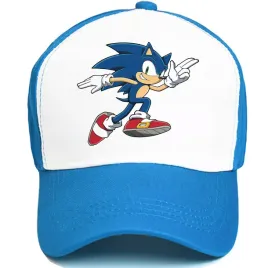 czapka-z-daszkiem-niebiesko-biala-sonic-wysoka-jakosc-prezent-top-wzory