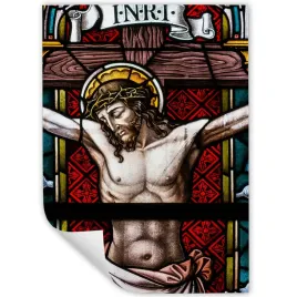 obraz-plakat-32x45cm-jezus-krzyz-religijne-wzory