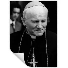 obraz-plakat-32x45cm-karol-wojtyla-religijne-wzory