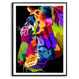 plakat-a3-dekoracyjny-tiger-pop-art-kolor-wzory