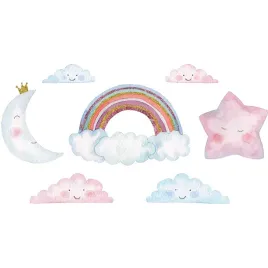 naklejka-na-sciane-pastel-chmurki-tecza-120x64cm