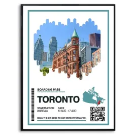 plakat-a3-297x42cm-wakacje-pamiatka-toronto-wzory