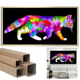 plakat-xxl-60x120-poziom-kot-kolorowy-popart-wzory