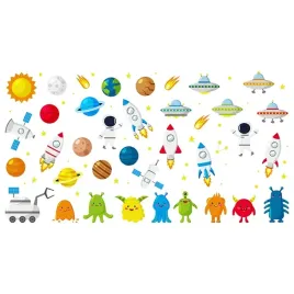 naklejka-na-sciane-kids-kosmos-ufo-planety-120x64