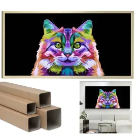 plakat-xxl-60x120-poziom-kotek-popart-kolor-wzory