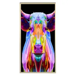 plakat-60x120cm-pop-art-krowa-geometryczne-wzory