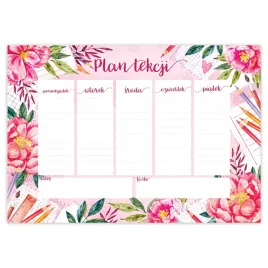 plan-lekcji-30x21cm-dziewczynki-uczen-kwiaty-wzory