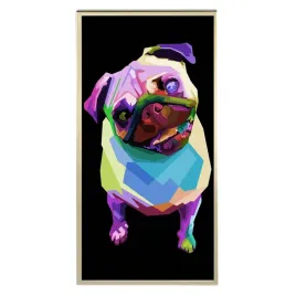 plakat-60x120cm-pop-art-piesek-geometryczne-wzory