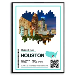 plakat-a3-297x42cm-wakacje-pamiatka-houston-wzory