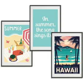zestaw-3-plakaty-obraz-do-salonu-61x91cm-hawaii