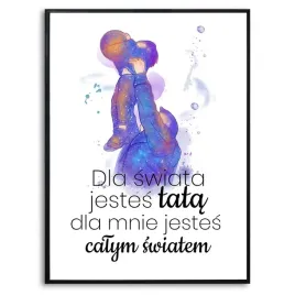 plakat-a3-prezent-urodziny-tata-caly-swiat-wzory