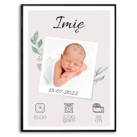 plakat-a3-duzy-metryczka-zdjecie-twoje-dane-wzory