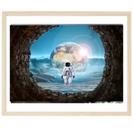 plakat-poziomy-40x60cm-abstract-astronaut-wzory