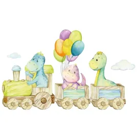 naklejka-na-sciane-kids-pociag-dinozaury-120x74cm