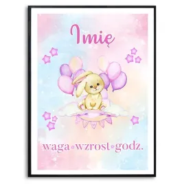 plakat-a3-297x42-metryczka-krolik-roz-imie-wzory