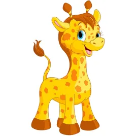 naklejka-na-sciane-dla-dzieci-zyrafa-60x120-cm