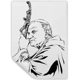 obraz-plakat-32x45cm-papiez-jpii-religijne-wzory
