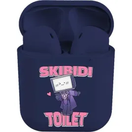 bezprzewodowe-sluchawki-granatowe-reverse-i12-wiele-wzorow-skibidi-toilet