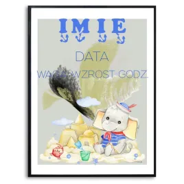 plakat-a3-297x42-mteryczka-slon-piasek-imie-wzory