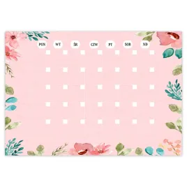 plan-lekcji-30x21cm-zajecia-zadania-kwiaty-wzory