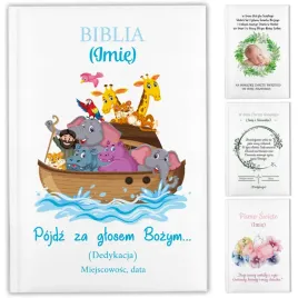 pierwsza-biblia-pojdz-za-glosem-bozym-pamiatka-chrzest-swiety-wiele-wzorow