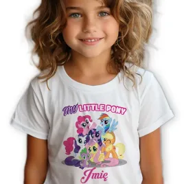 koszulka-dziecieca-biala-my-little-pony-twoje-imie-rozmiar-122-128-cm