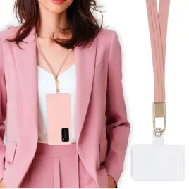 etui-matowe-mat-rozowe-do-huawei-p40-zawieszka-smycz-skorzana-do-telefonu