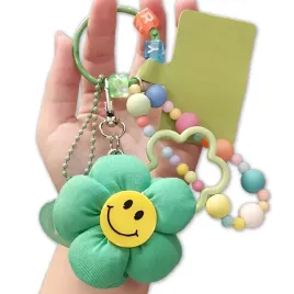 zawieszka-brelok-zawieszka-do-etui-telefonu-kluczy-stokrotka-zielona