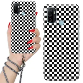 etui-quick-do-oppo-a53s-czarno-biale-pepitka-szachownica-sznurek-w-kratke