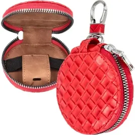 etui-case-pokrowiec-na-sluchawki-airpods-skorzane-plecione-czerwone